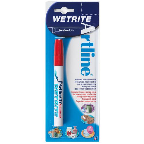 Artline Permanente Marker Wetrite 47 Zwart 1,5mm