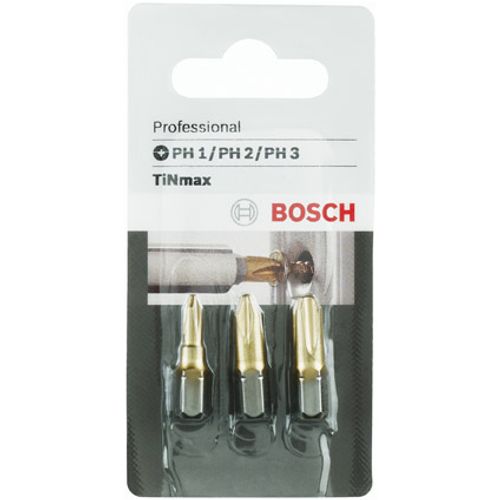 Bosch Profiline Schroefbitset 3delig Ph 1/2/3